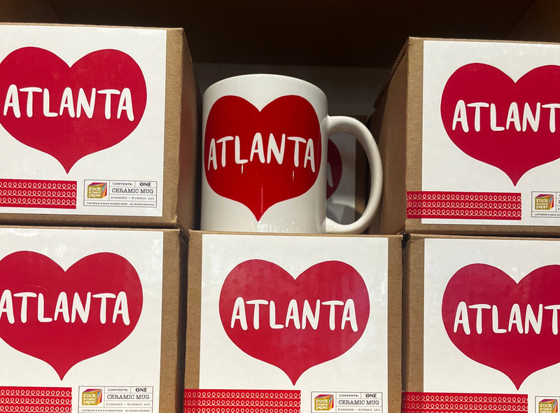 Atlanta Big Red Heart Mug