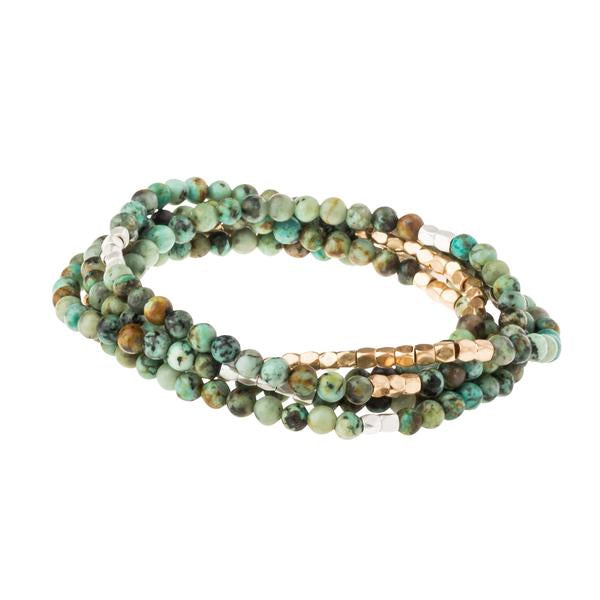 Stone Wrap - African Turquoise