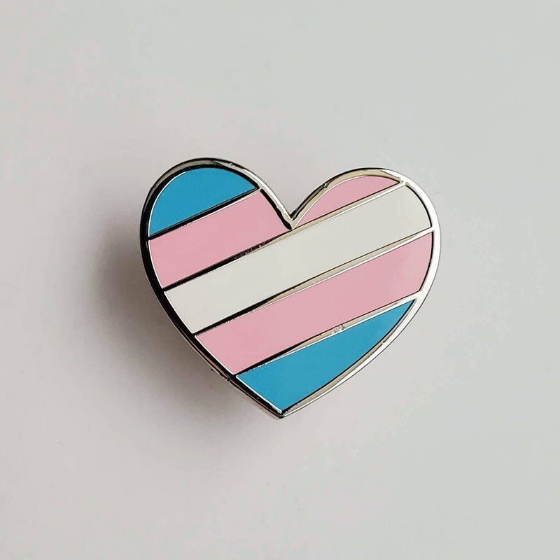 Trans Heart Pin