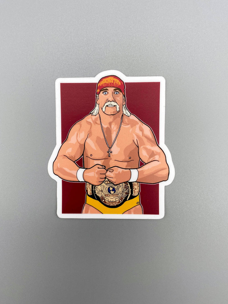Hulk Hogan WWE Sticker