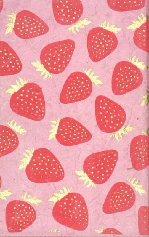 Handmade Journal - Strawberries