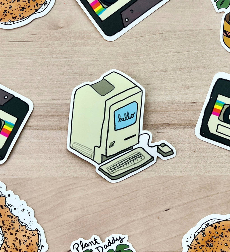 Apple Macintosh Retro Sticker