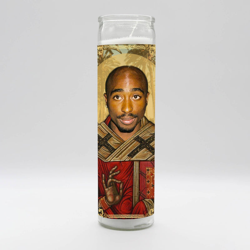 Tupac Saint of California Love Prayer Candle