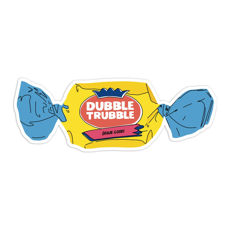 Dubble Trubble Bubble Gum Sticker