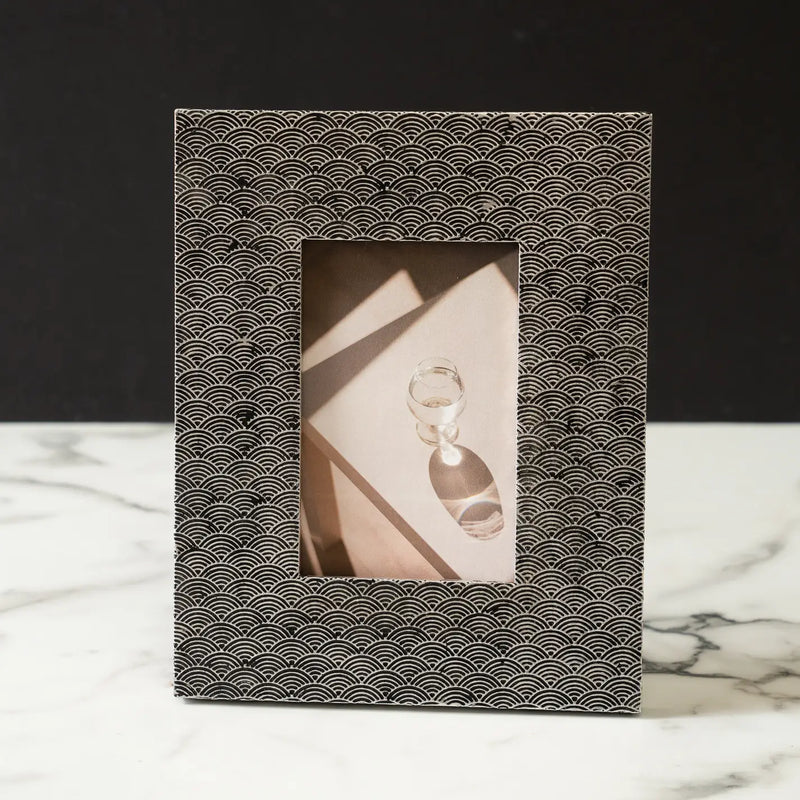 Antique Black and Silver Photo Frame