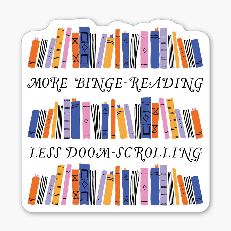 Binge Reading Sticker