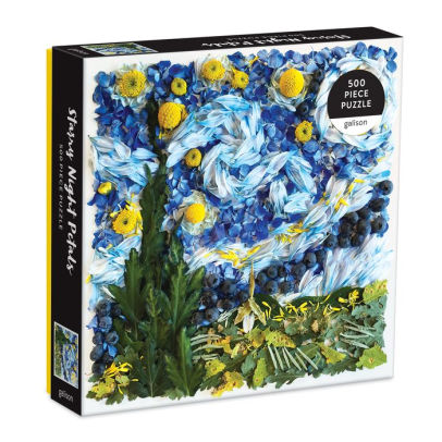 Starry Night Petals 500 Piece Puzzle