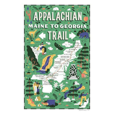 Appalachian Trail Kitchen Towel