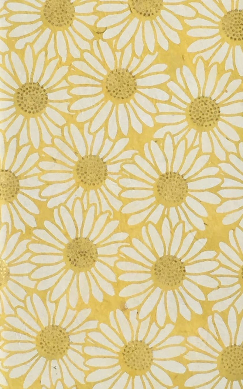 Handmade Journal - Yellow Daisies