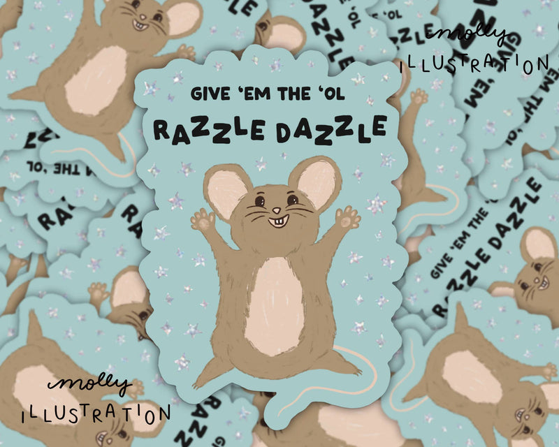 Razzle Dazzle Sticker