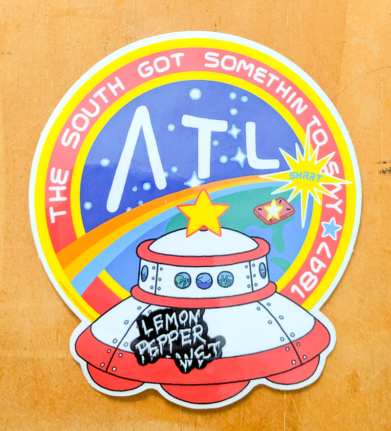 ATL UFO NASA Sticker