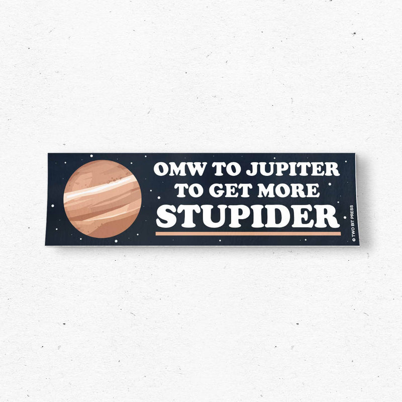 OMW to Jupiter Bumper Sticker