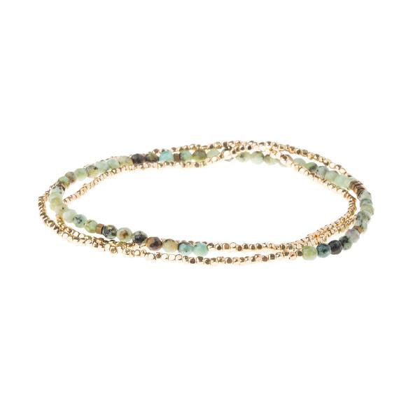 Delicate African Turquoise Wrap